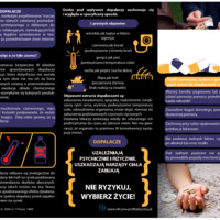 Ulotka: Dopalacze...Dostrzegaj - Rozmawiaj - Przeciwdziałaj (Młodzież)