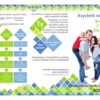 Ulotka: Promocja funkcji asystenta rodziny