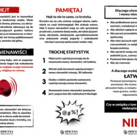 Ulotka: Hejt i mowa nienawiści (Mieszkańcy)