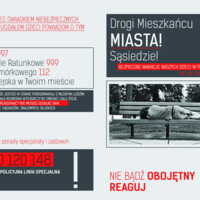 Ulotka: Bezpieczne wakacje w Twoim mieście (dla mieszkańców)