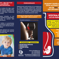 Ulotka: Profilaktyka FAS dla rodziców i mieszkańców