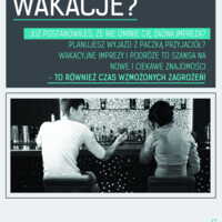 Plakat: Jak bezpiecznie poznawać nowych ludzi