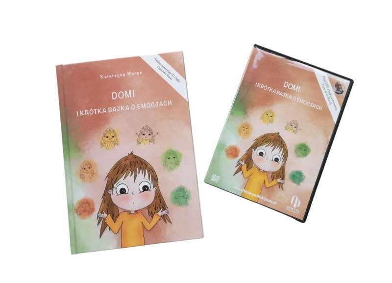Pakiet Książka z Audiobookiem + DVD Domi i Krótka Bajka o Emocjach