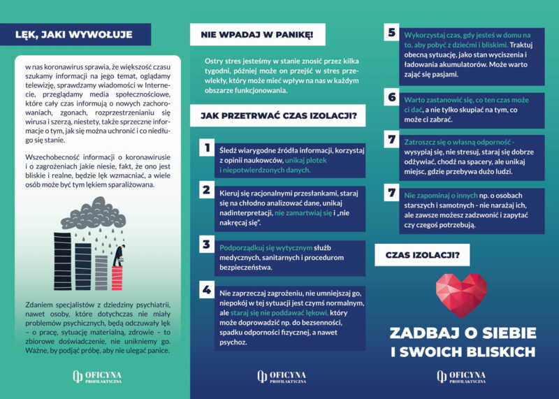 Ulotka: Izolacja Dorośli