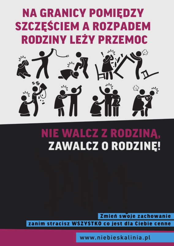 Plakat: Profilaktyka przemocy domowej - sprawca