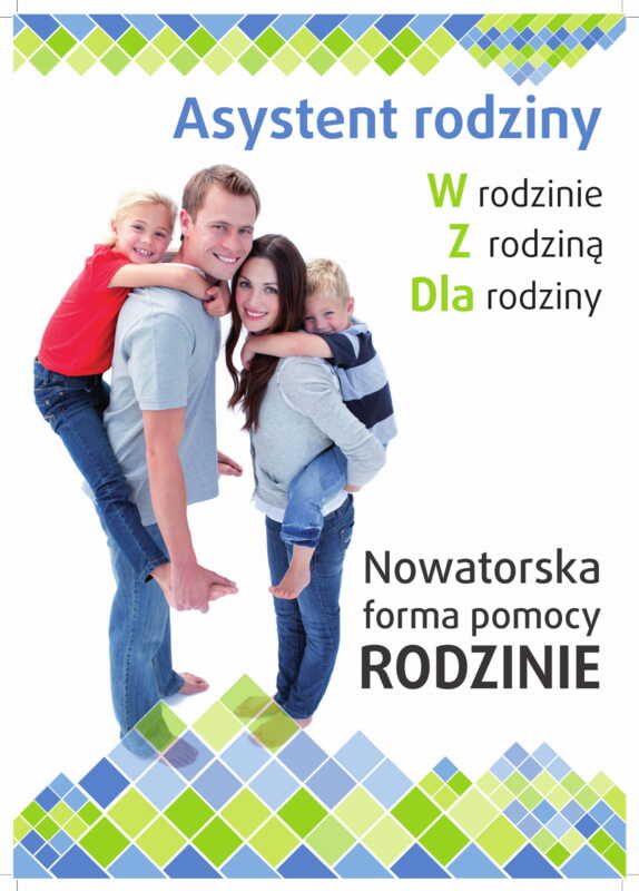 Plakat: Promocja funkcji asystenta rodziny