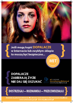 Plakaty: Dopalacze...Dostrzegaj - Rozmawiaj - Przeciwdziałaj (Młodzież)