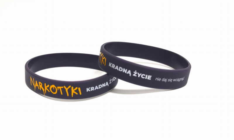 Opaska Silikonowa Narkotyki Kradną Życie