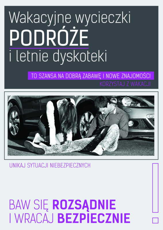 Plakat: Bezpieczny powrót do domu
